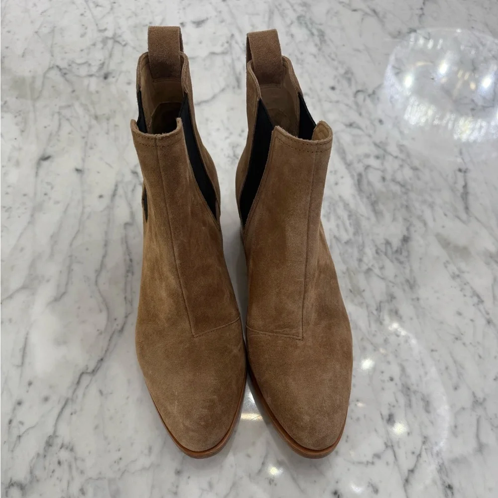 EXCELLENT rag & bone New York Walker Tan Suede Booties Size 6.5 $595 RETAIL! - Picture 4 of 10